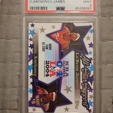 PSA 9 C. ANTHONY/L. JAMES