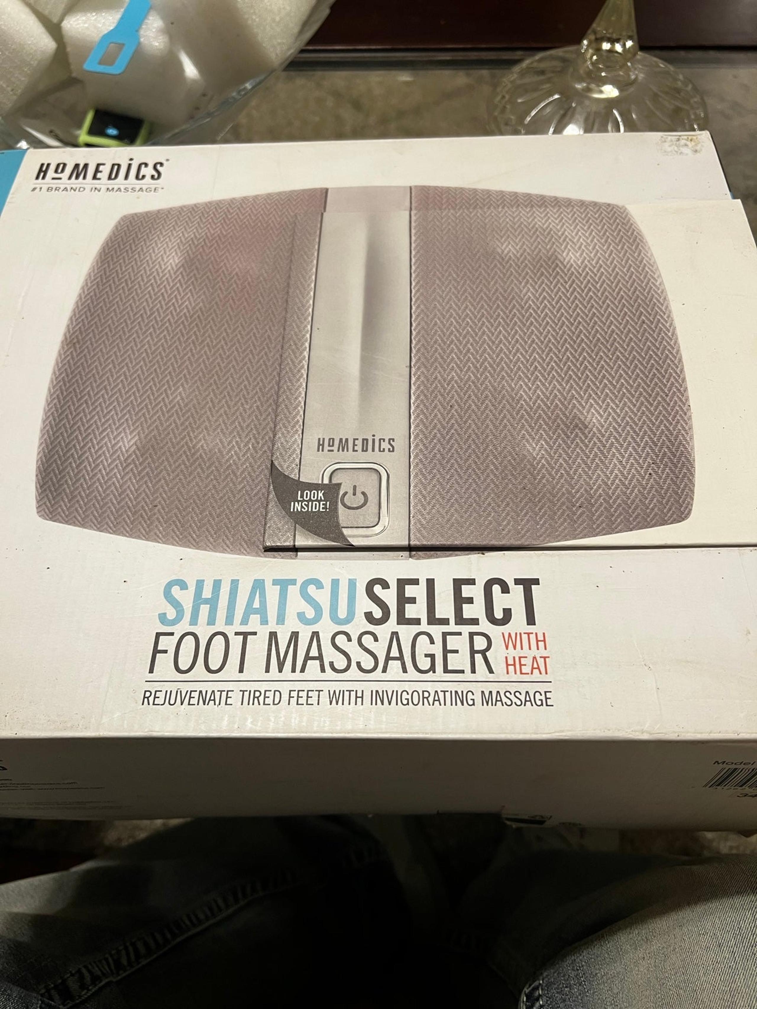 Homedics Shiatsu Select Foot Massage With Heat New In Box