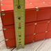 Global Views Begonia Faux-Leather Box Home Decor Jewelry Storage Orange #9.09537