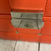 Global Views Begonia Faux-Leather Box Home Decor Jewelry Storage Orange #9.09537