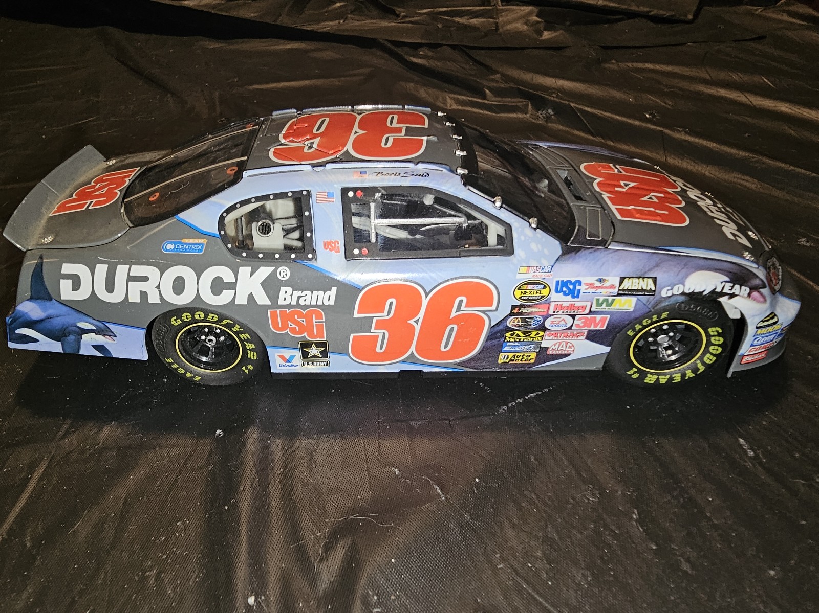 Boris Said Durock nascar diecast Autograph