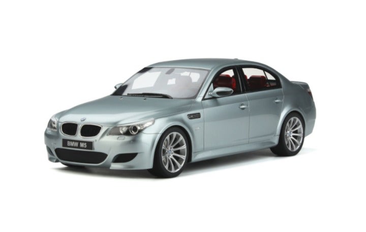 1/18 OTTO 2008 BMW E60 M5 Sedan Phase 2 Silver Resin Car Model OT426