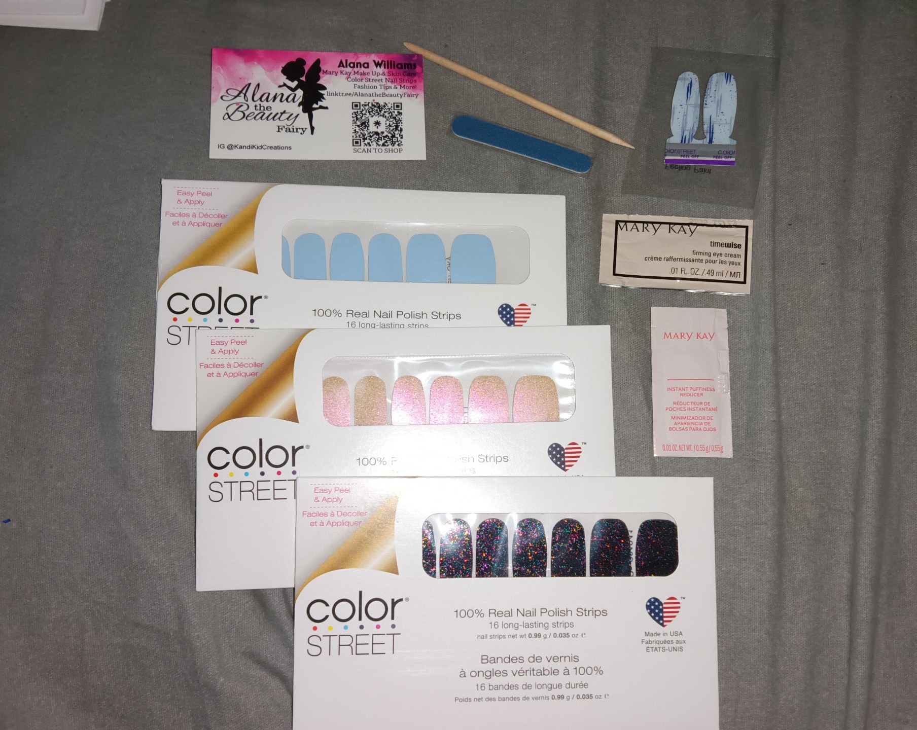 Eye cream and nails