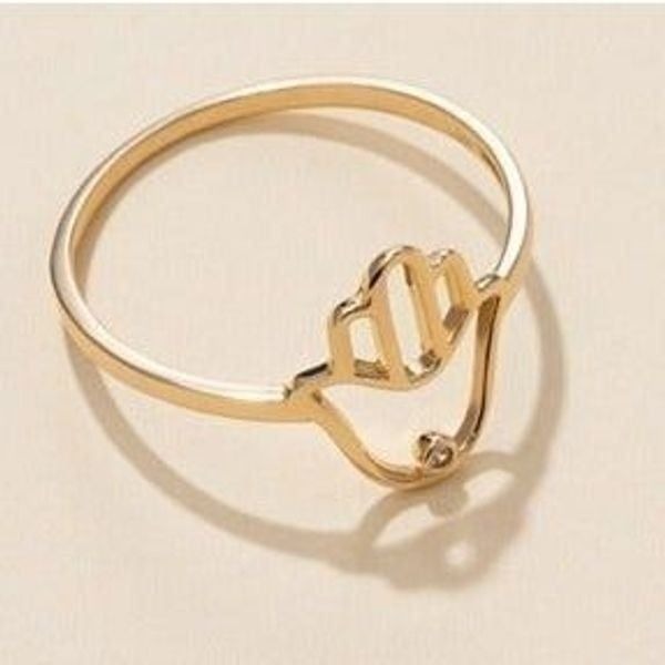14k solid gold Hamsa ring | Hamsa Ring | Birthday Gift | Real Gold |