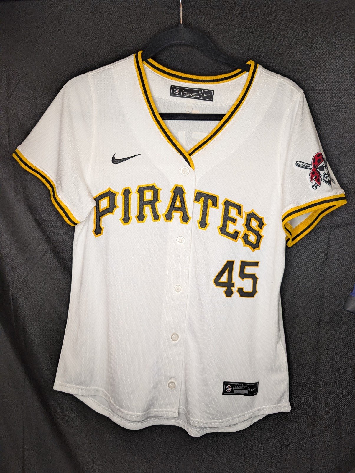 Pittsburgh Pirates John Candelaria #45 Women's Nike Jersey - Size Small