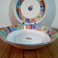 Royal Doulton Trail Finder 13 inch pasta bowl 11 inch quiche