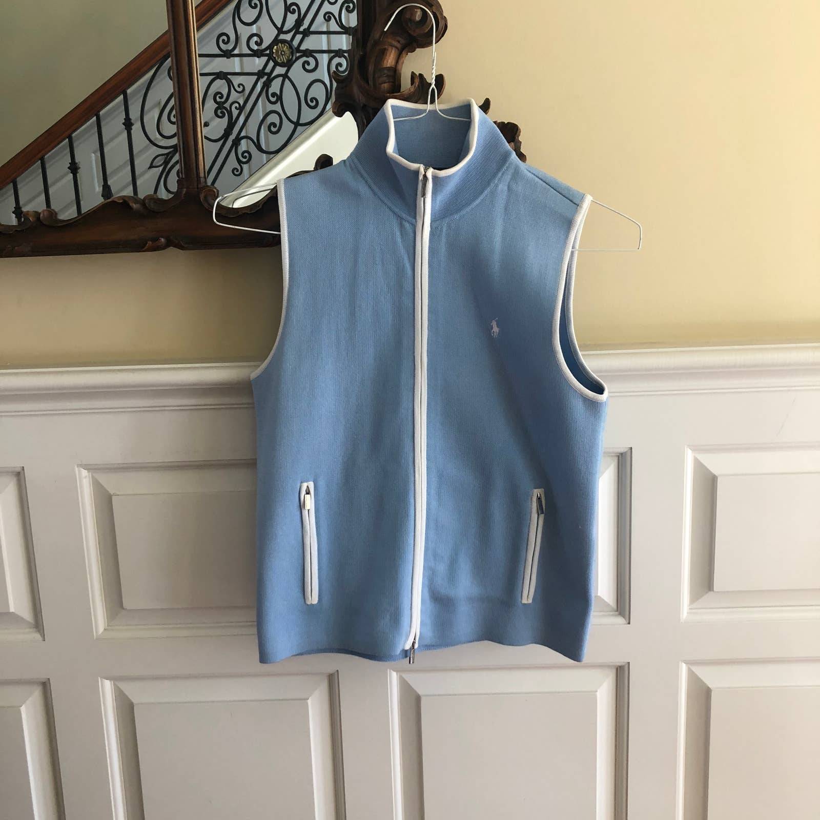 Ralph Lauren Ble Golf Sweater Vest Sz S