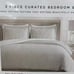 Restore Home 3 Piece Curated King Beige, Tan and Gray Comforter Set