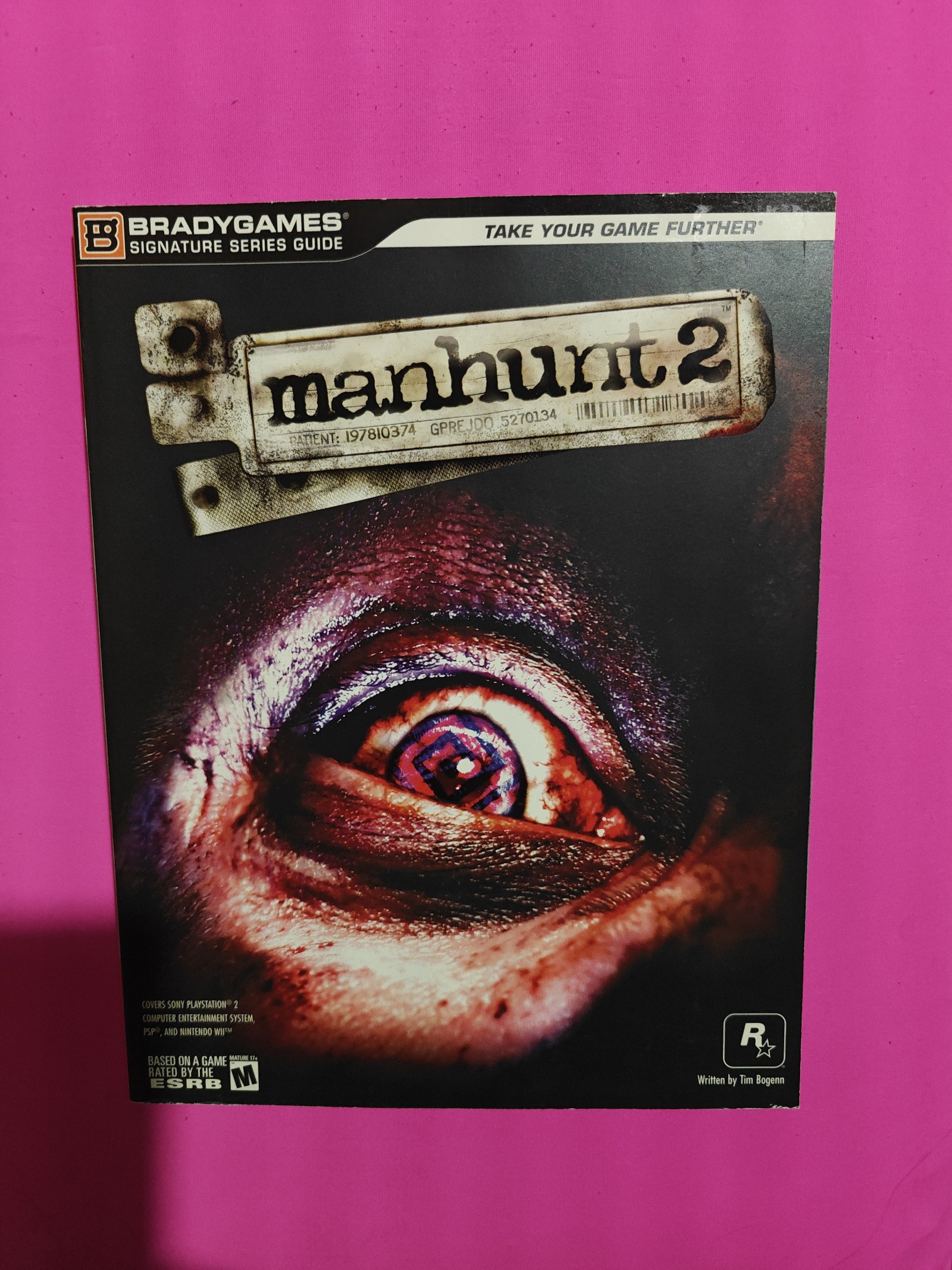 Manhunt 2 Strategy Guide by BradyGames - Complete with Poster LIKE NEW