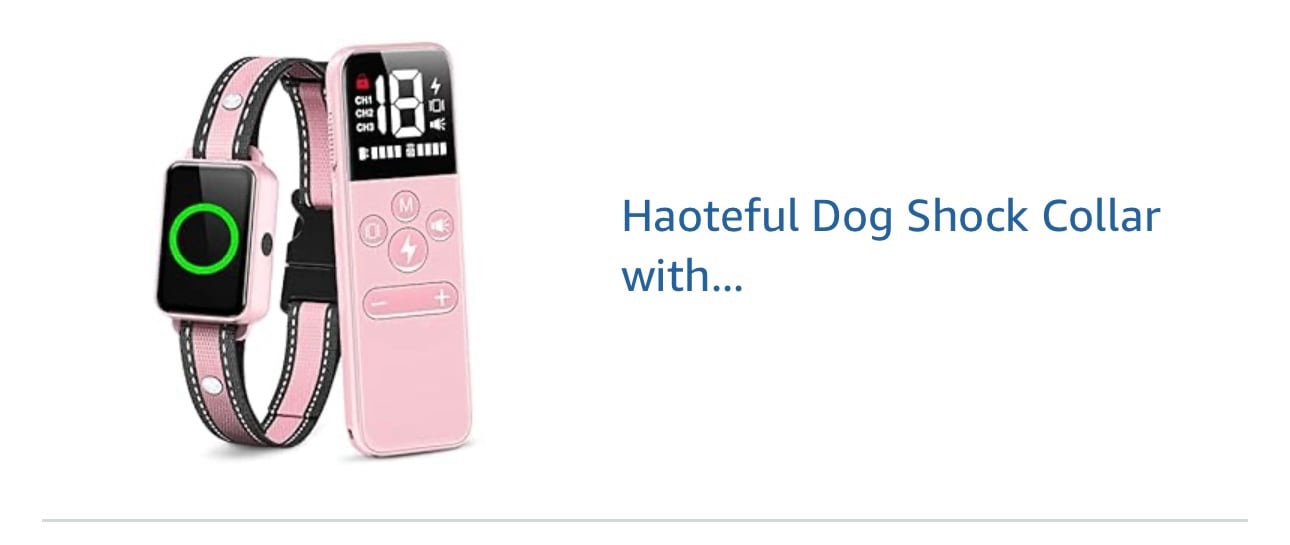 Effective Humane Dog Shock Collar with Remote Control