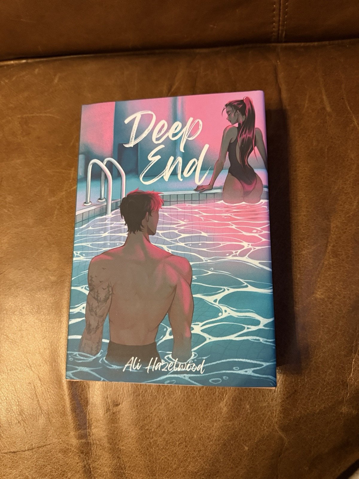 SIGNED Deep End by Ali Hazelwood OWLCRATE LIMITED EDITION Reverse DJ, Stenciled