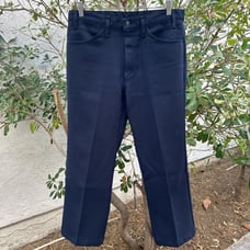 Vintage 1991 Levi’s Black Tab Pants 33x25 Navy Scovill Zipper Made in USA