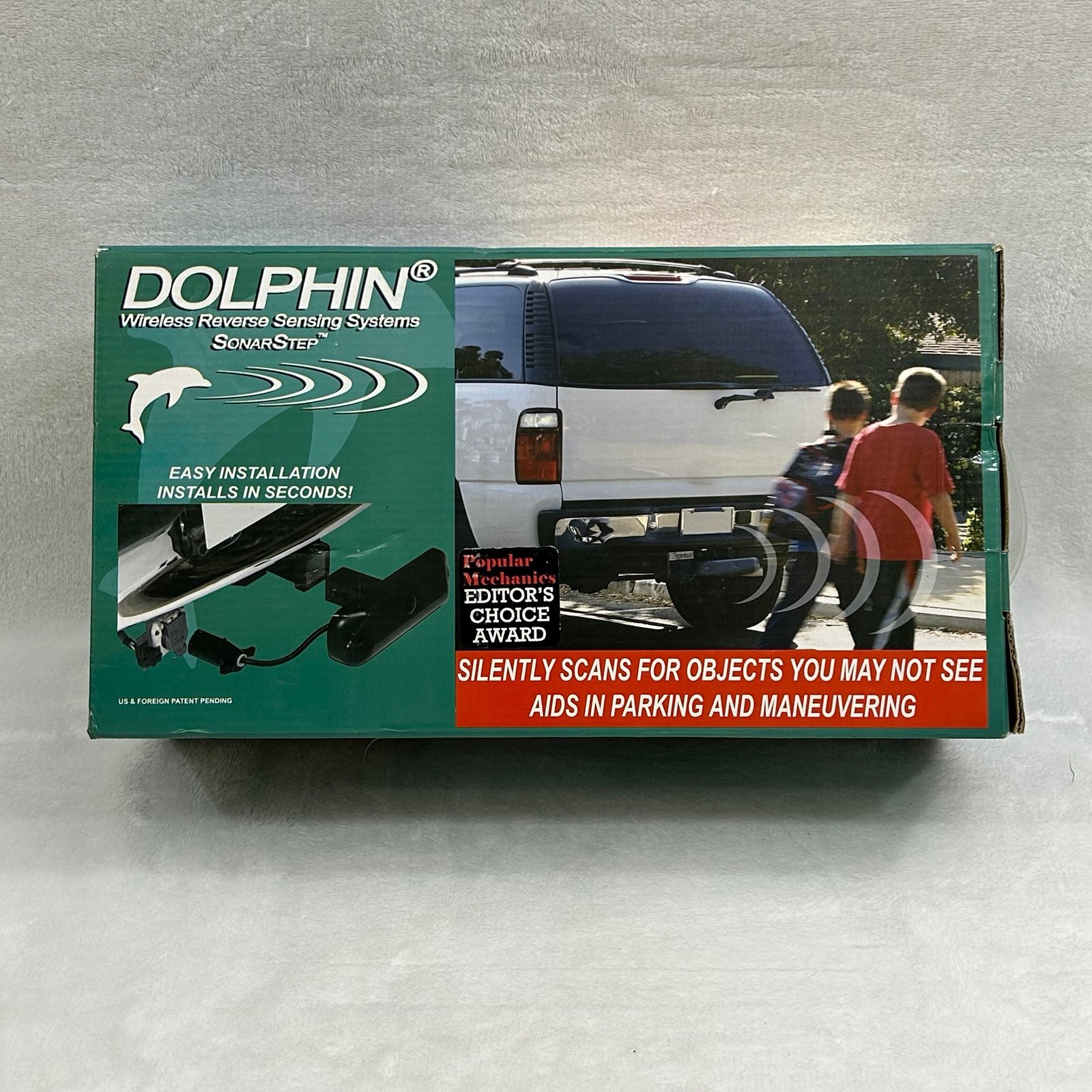 Dolphin Wireless Trailer Hitch Reverse Sensing System SonarStep Backup Assist.