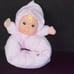 Goldberger Layla Babys First Plush Soft Doll Rattle Lovey Toy 10 Pink White