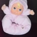 Goldberger Layla Babys First Plush Soft Doll Rattle Lovey Toy 10 Pink White