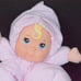 Goldberger Layla Babys First Plush Soft Doll Rattle Lovey Toy 10 Pink White