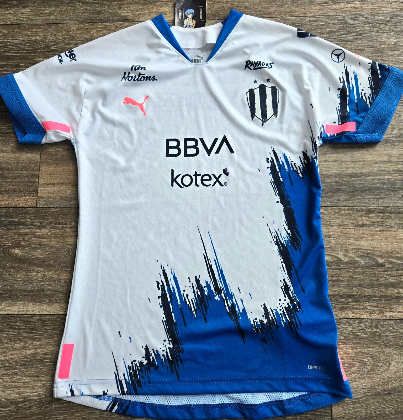 Puma Rayadas de Monterrey Liga MX Femenil Futbol Soccer Jersey XS