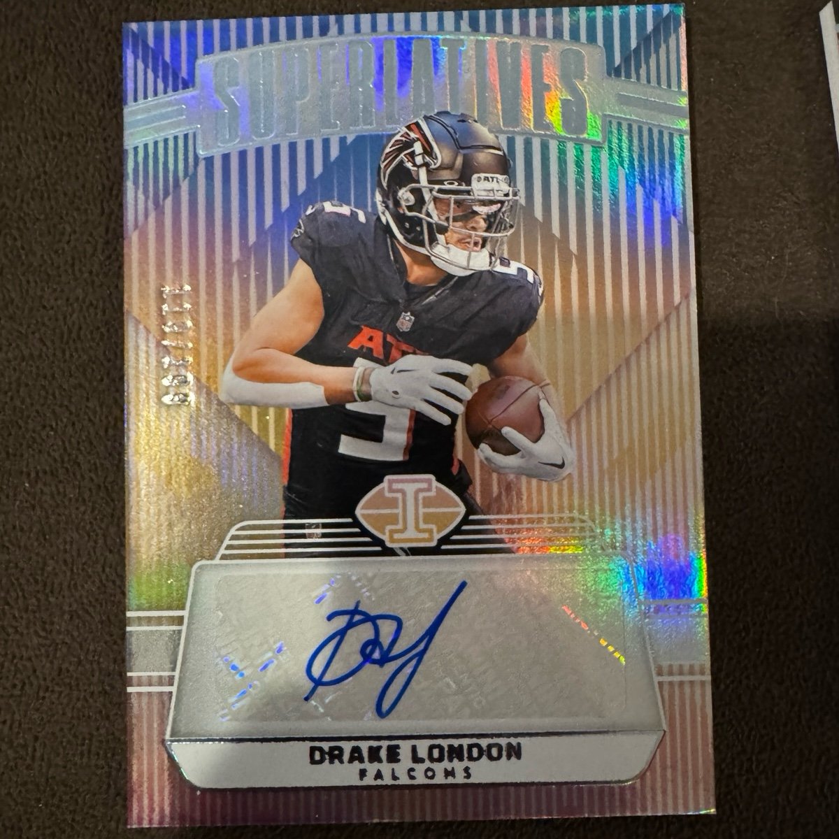 Drake London Autograph Card 119/299