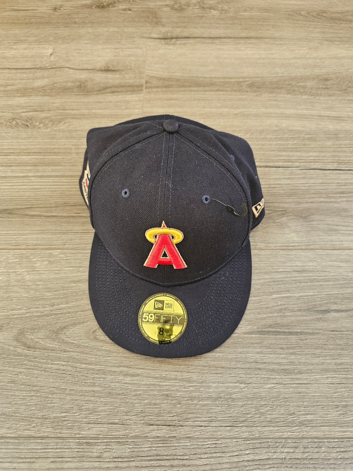New Era California Angels 35th Anniversary Fitted Hat Size 8