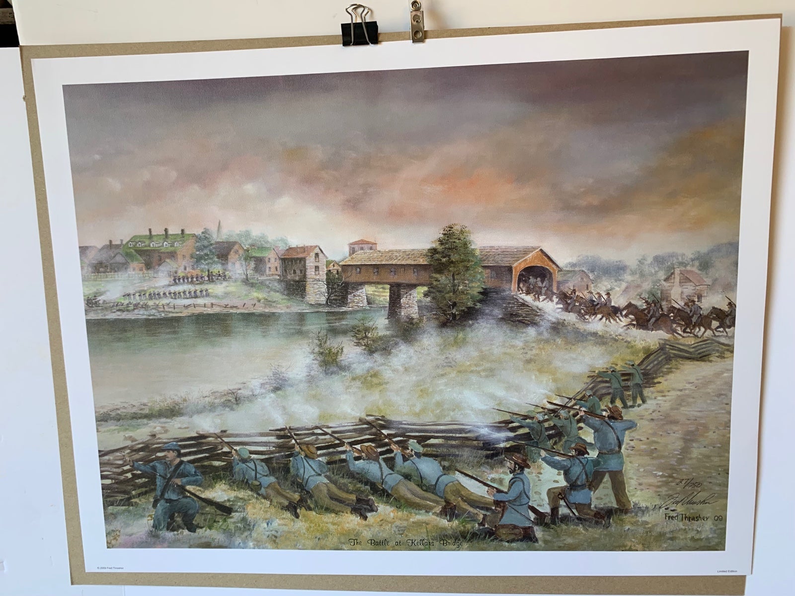 2009 Limited Edition “The Battle of Kellars Bridge” Artist Proof/Signed