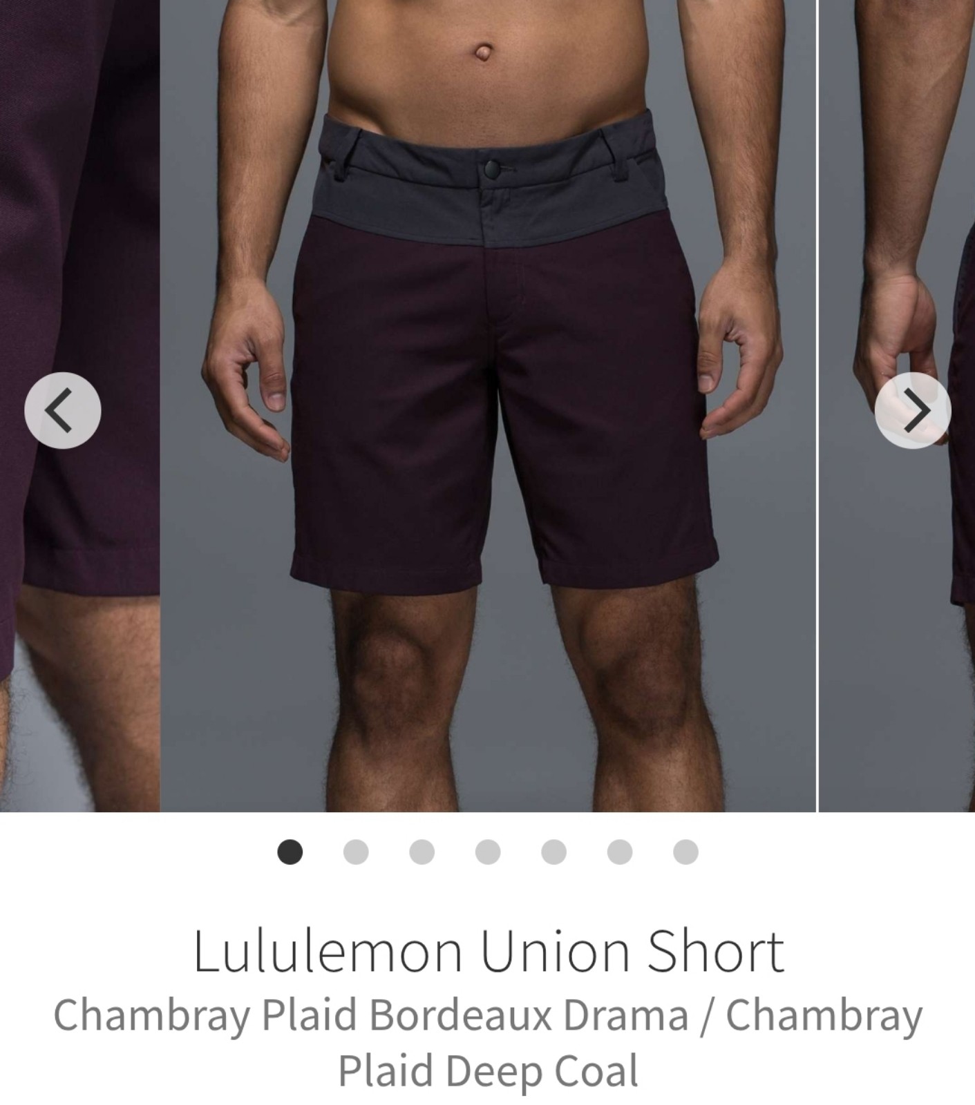 Lululemon Lululemon Men's The Union Color Block Shorts Size 34