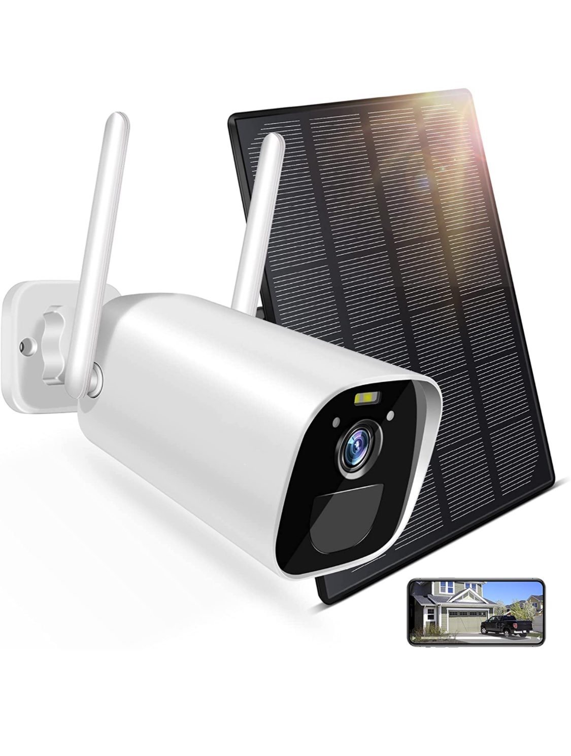 3MP Solar Powered Surveillance Camera wi