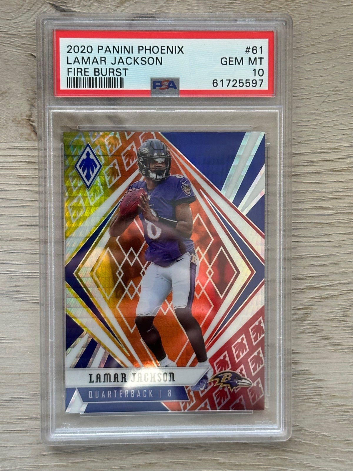 Lamar Jackson GEM MINT 10 PSA
