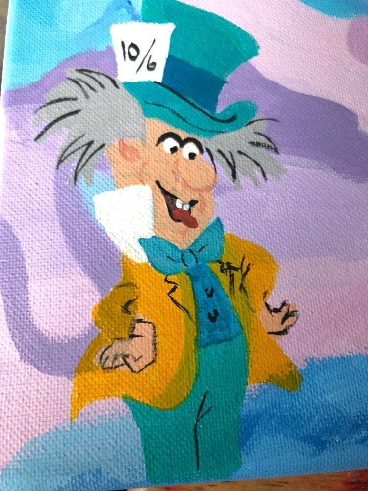 Alice in Wonderland Painting