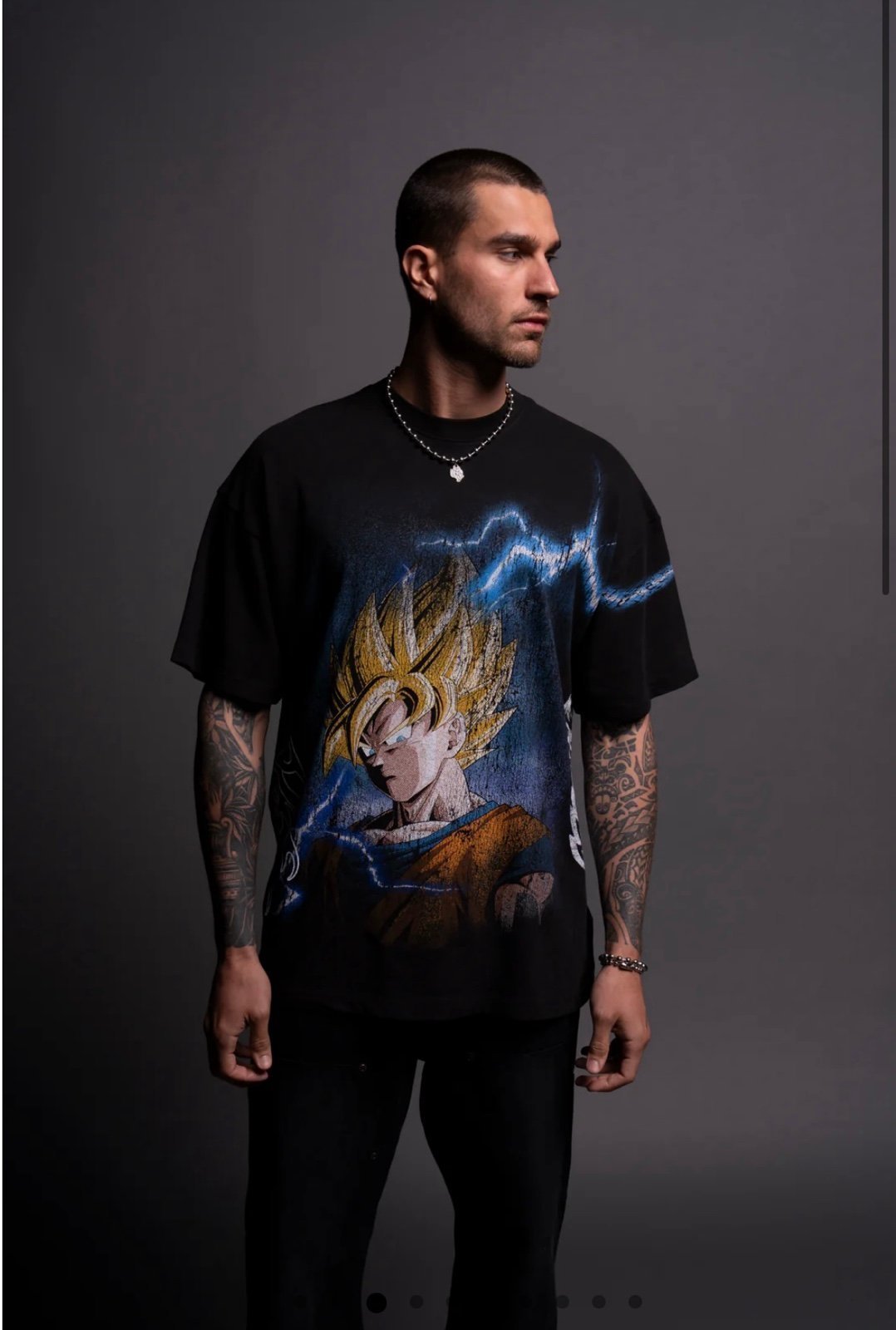 DARC SPORT X DRAGON BALL Z (DBZ) X GOKU ENERGY SHIRT - MEDIUM