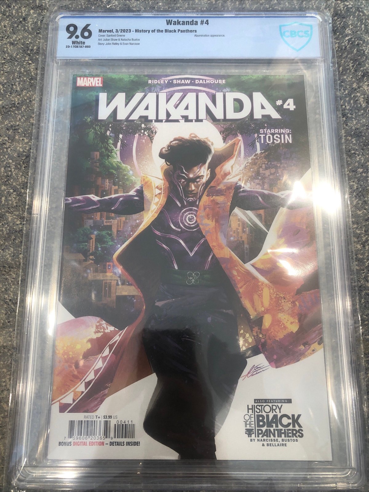 Graded CBCS 9.6 of Wakanda #4 comics