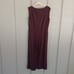 Eileen Fisher Bateau Neck Jumpsuit Size XS Women Jersey Wide Crop Leg In Cassis
