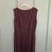 Eileen Fisher Bateau Neck Jumpsuit Size XS Women Jersey Wide Crop Leg In Cassis