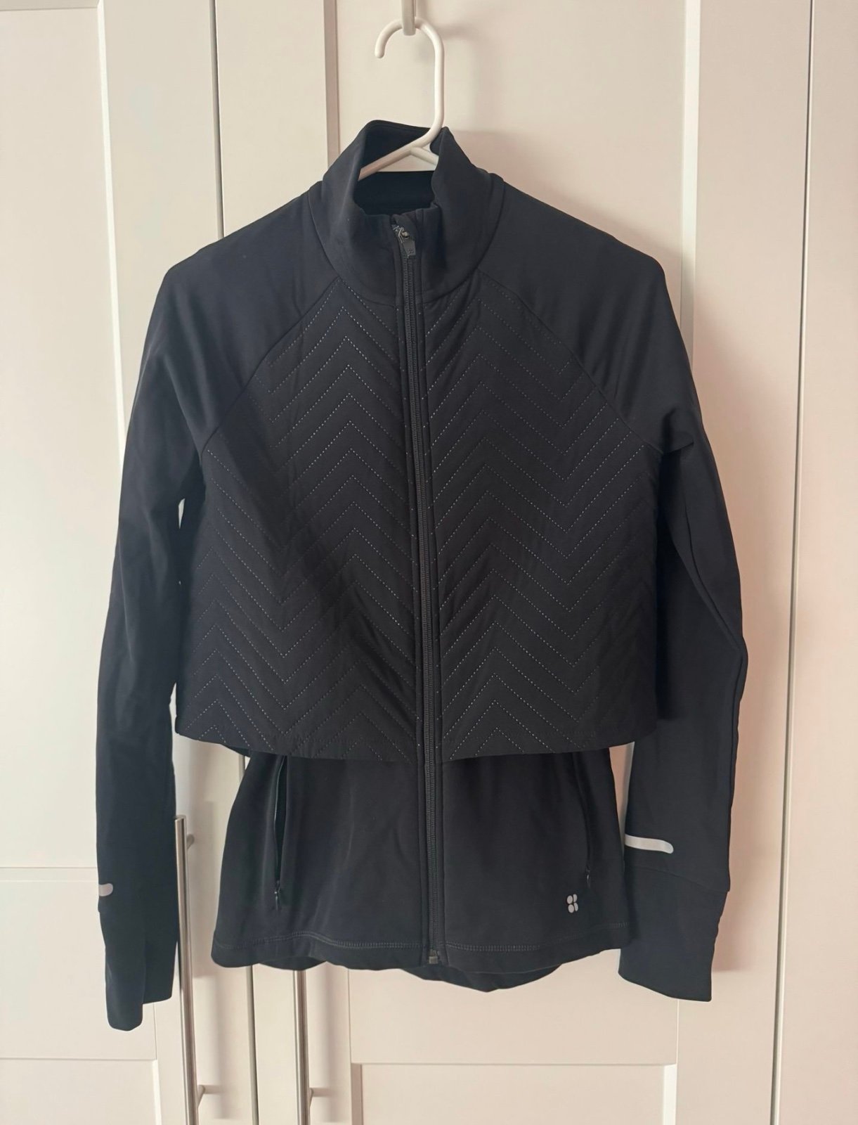 Sweaty Betty Fast Track Padded Running Zip Up Jacket
