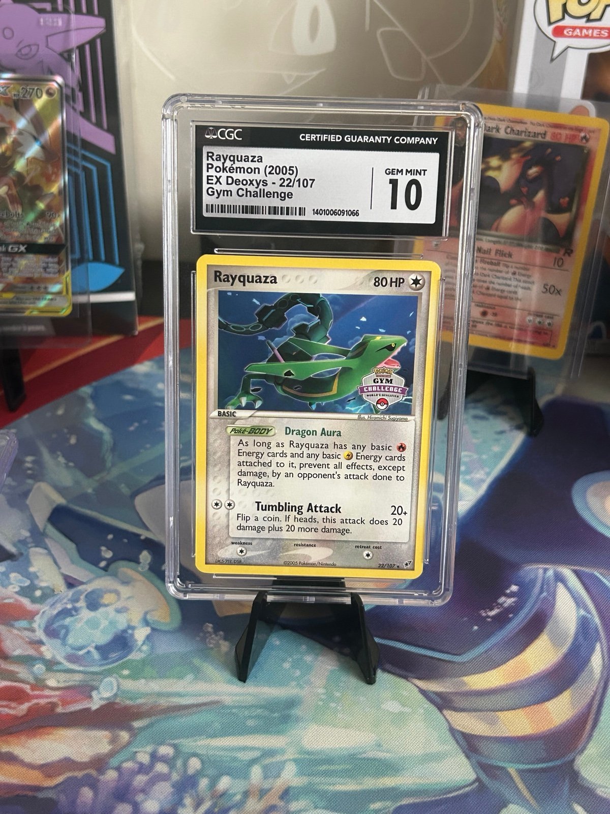 Rayquaza gym challenge world qualifiers cgc 10