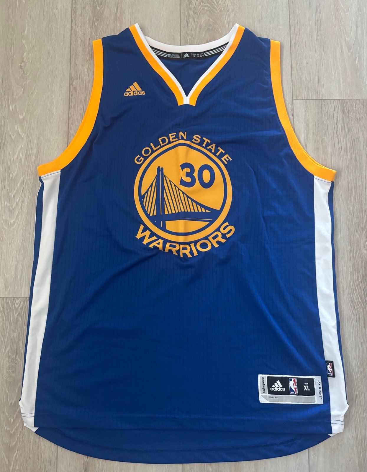 STEPH CURRY #30 Golden State Warriors Jersey Size XL