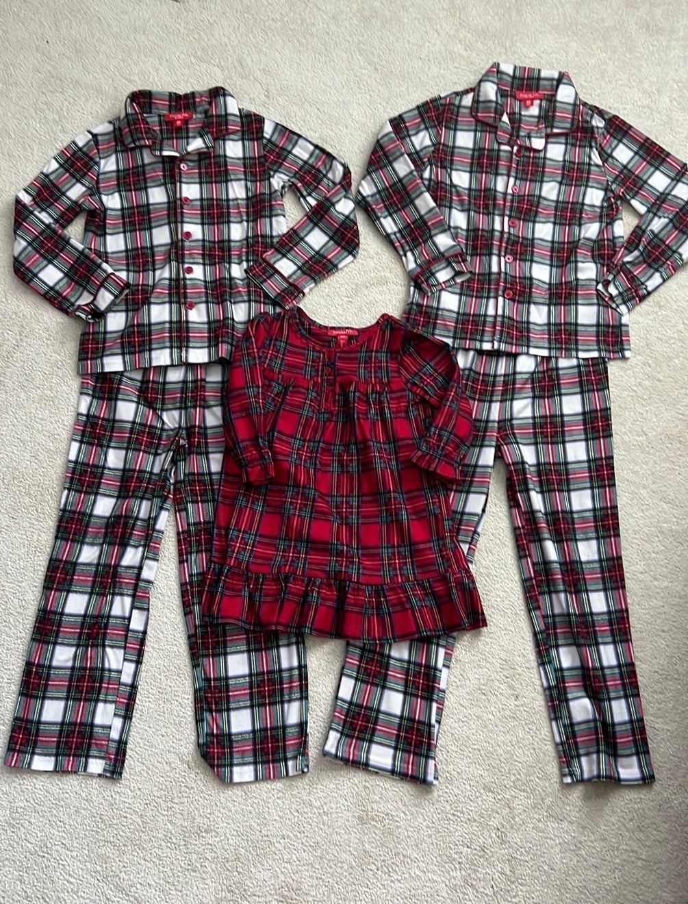 Christmas brinkley plaid pajamas -bundle or sold separately