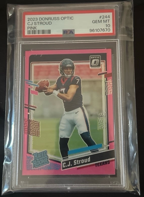 Cj stroud PSA 10 rookie rated
