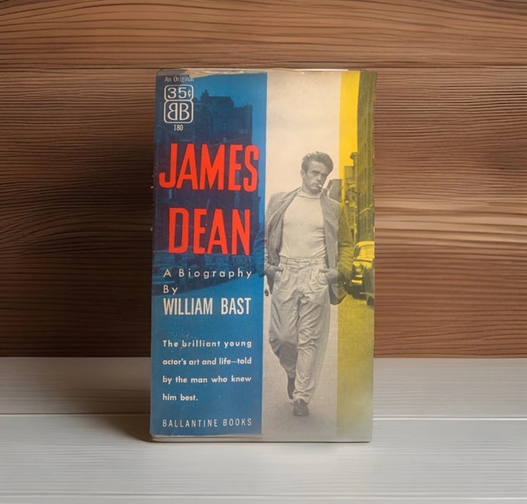 James Dean A Biography By William Bast PB 1956 First Edition Ballantine Books