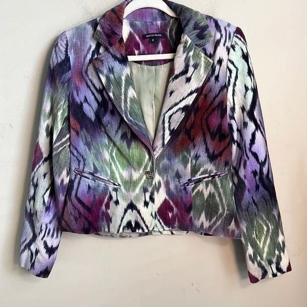 Boston Proper Ikat Blazer 6
