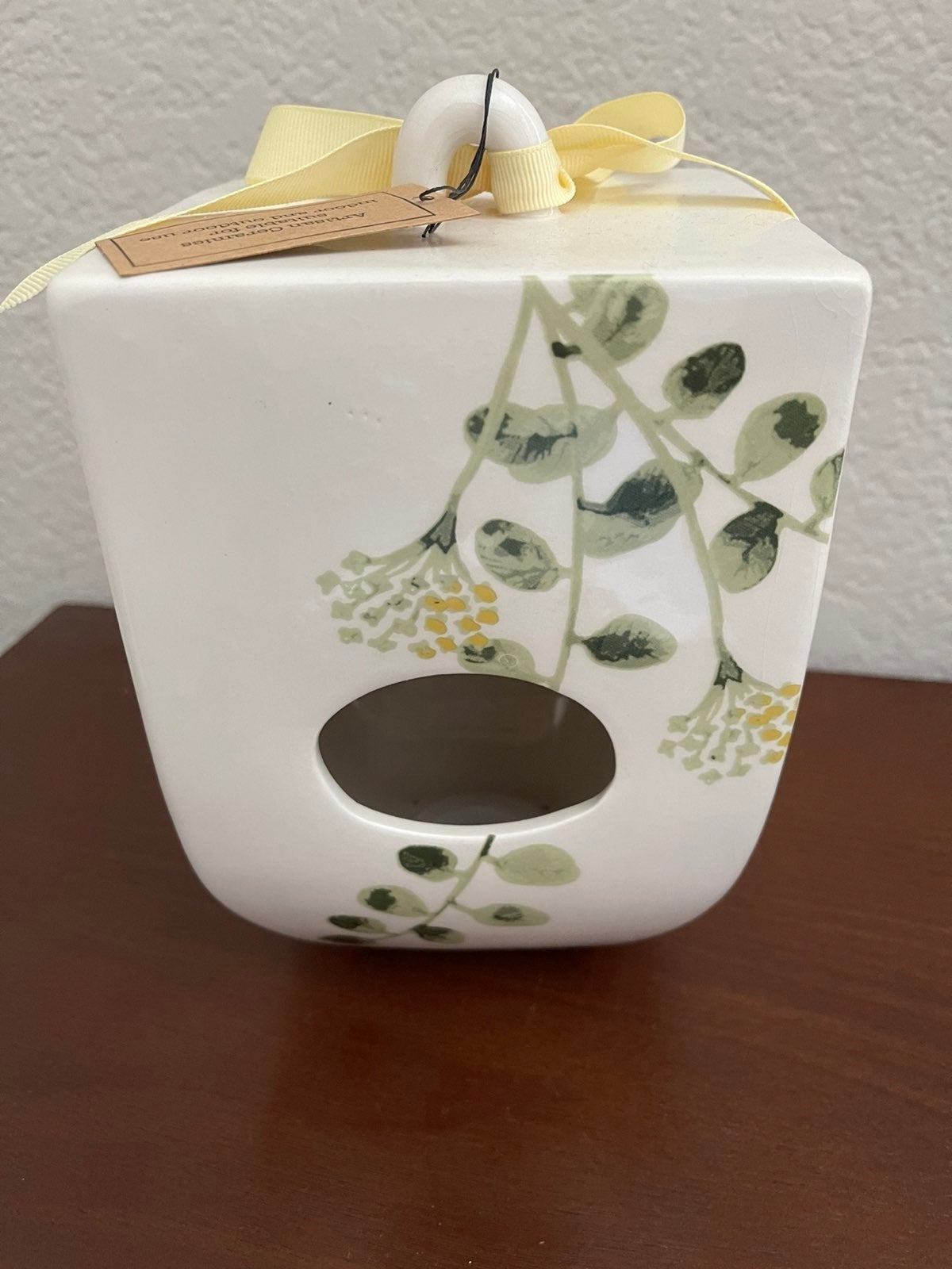 HTF Magenta Vines Dreidel Birdhouse