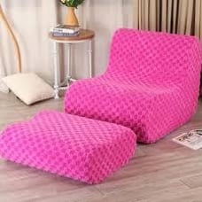 Lazy plush sofa