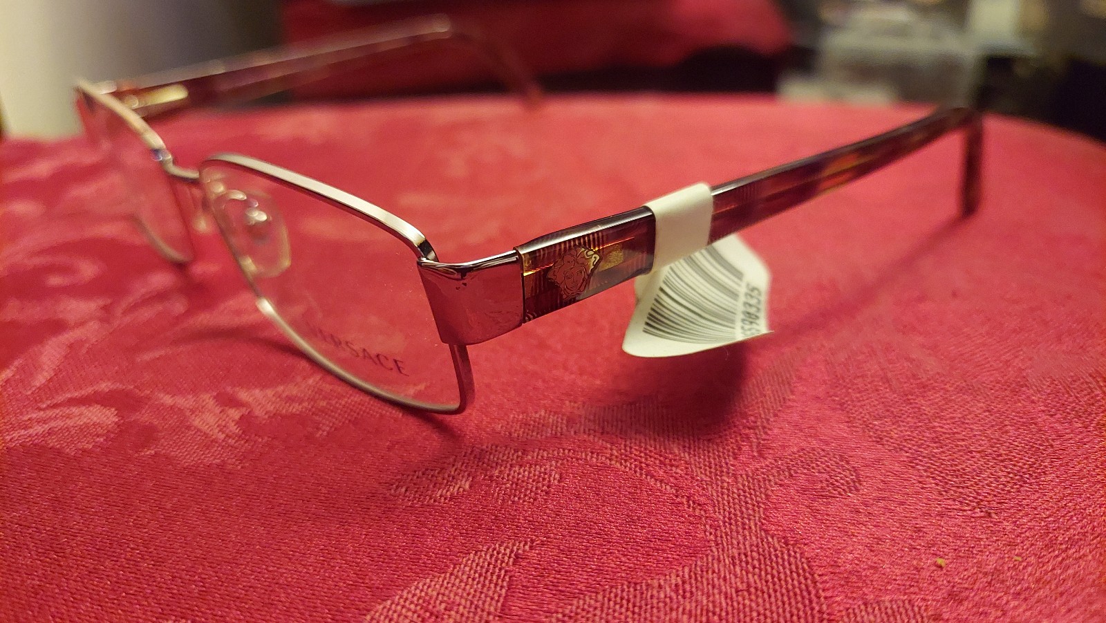 Pink versace eyeglasses new