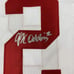 Autographed/Signed JK J.K. Dobbins Ohio State White Jersey JSA COA