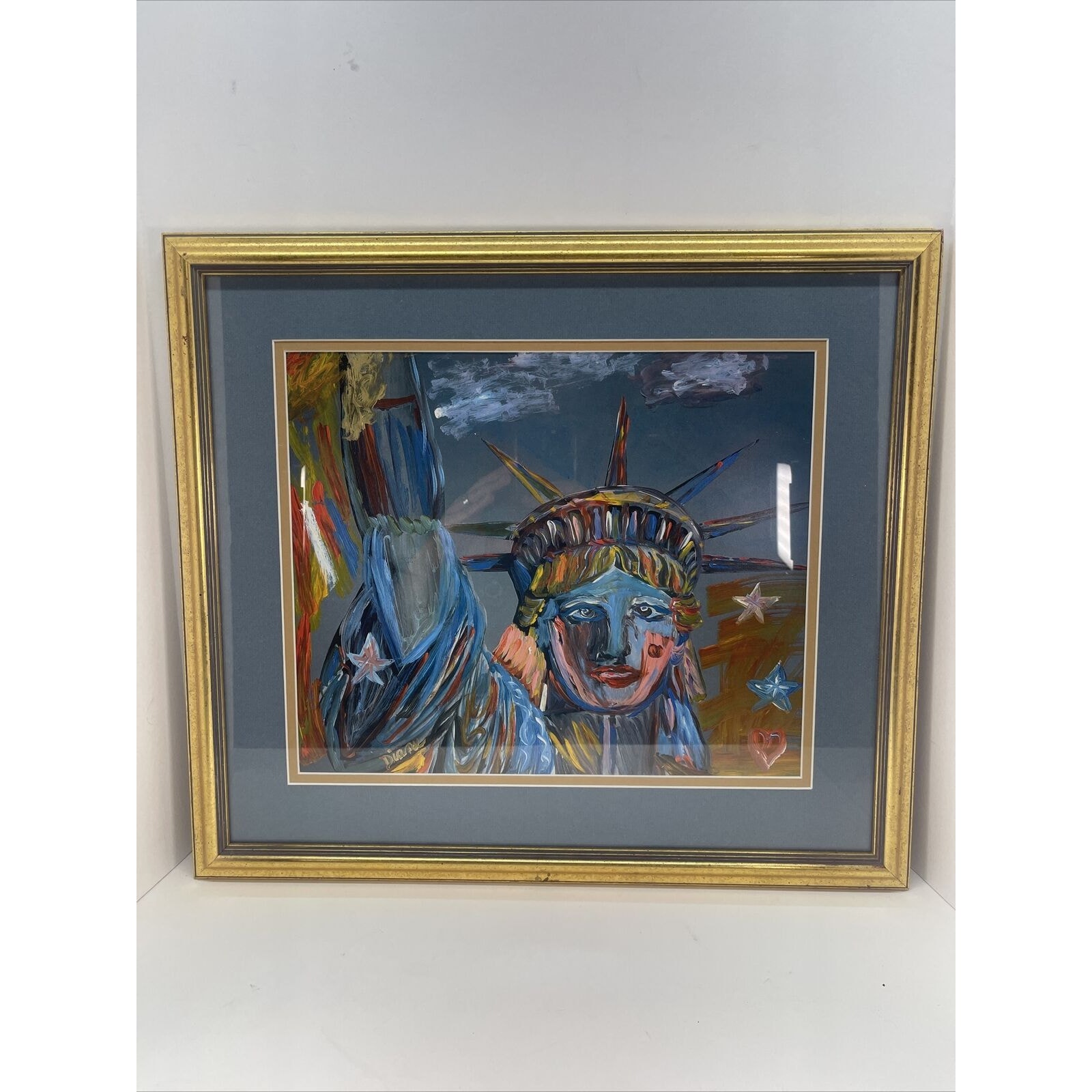Oil Painting - Statue of Liberty - Diane 19x17in