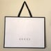 Authentic Gucci White/Black XL Gift Shopping Bag Paper Bag 29 1/2 ×22 1/2 ×10