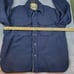 Vintage Woolrich Jacket Mens XL Navy Blue Sherpa Lined Pea Coat Anchor Buttons