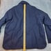 Vintage Woolrich Jacket Mens XL Navy Blue Sherpa Lined Pea Coat Anchor Buttons