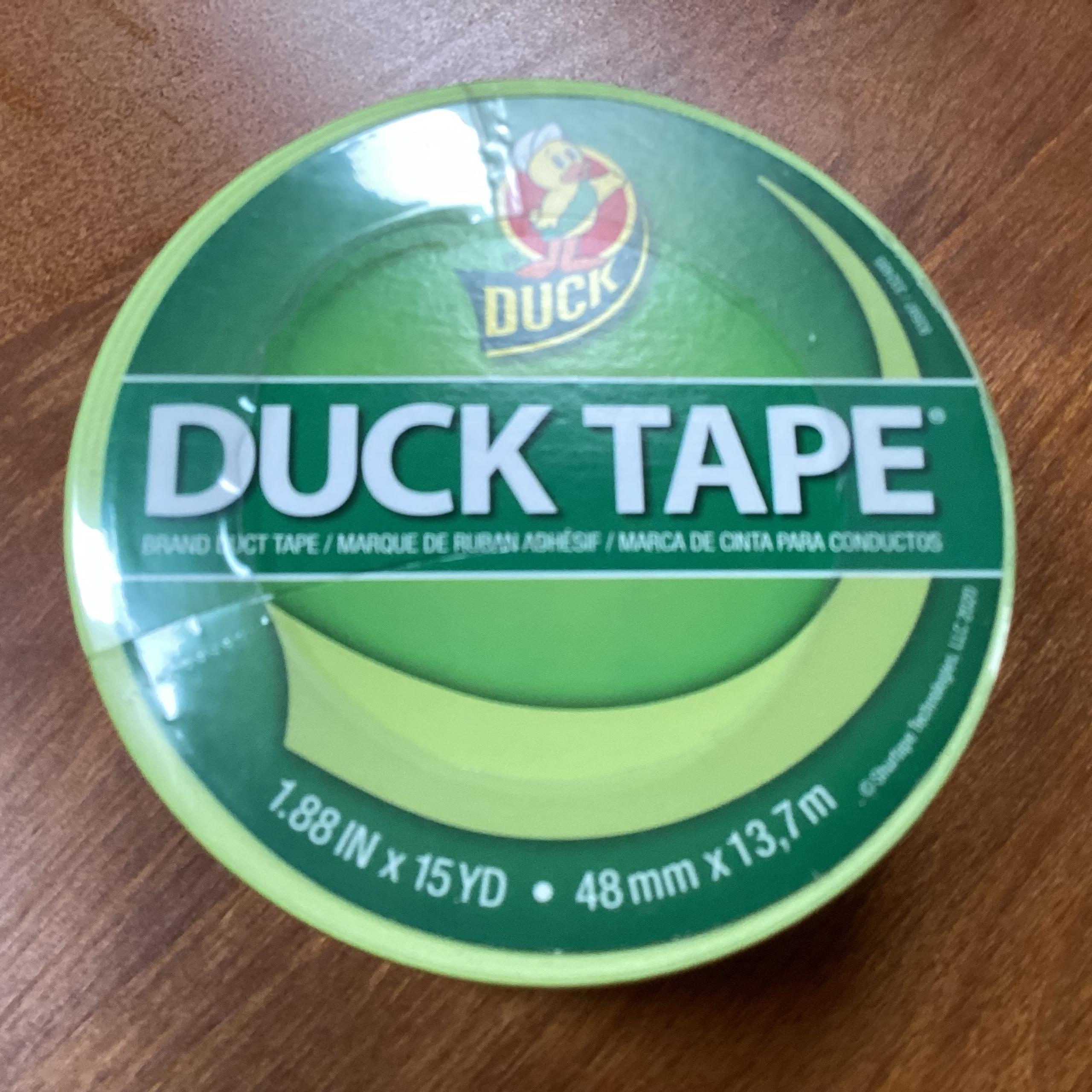 Duck Duct Tape 1.88” x 15 yd Neon Green