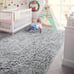 Soft Fluffy Bedroom Rugs, 4 x 6 Feet Indoor Shaggy Plush Area Rug