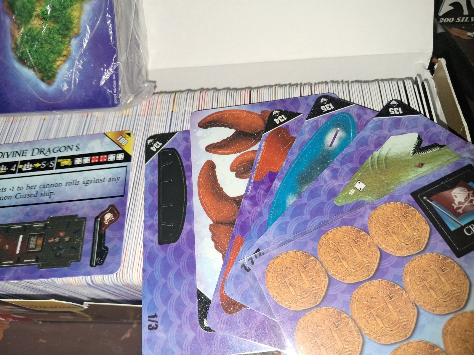 WizKids CSG Pirates at Ocean's Edge Complete Set 1-136 With Islands Unpunched!